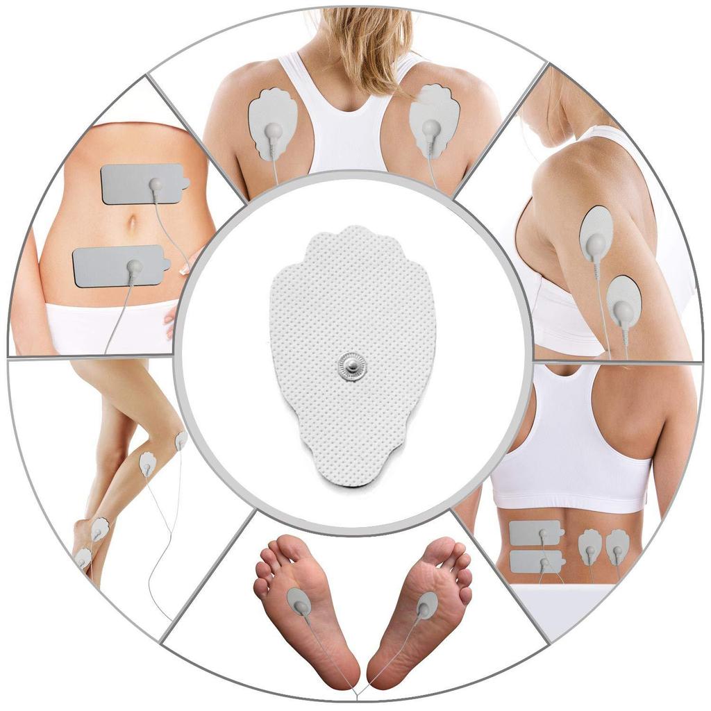 10/30/50pcs Electrode Pads Gel For Tens Acupuncture Physiotherapy Machine Slimming Pulse Ems Muscle Stimulator Massager Sticker