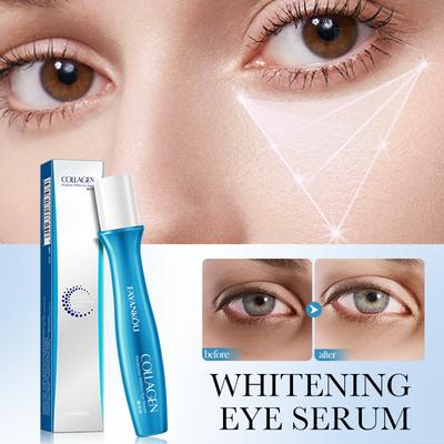 Augenserum Anti-Falten Rolling Essence Collagen Feuchtigkeitsspendende, aufhellende und reparierende Augenpflegelösung zum Entfernen von Tränensäcken