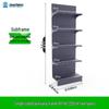 Multifunctional Gray Display Rack for Convenience Stores – Single/Double-Sided Snack Storage Shelf