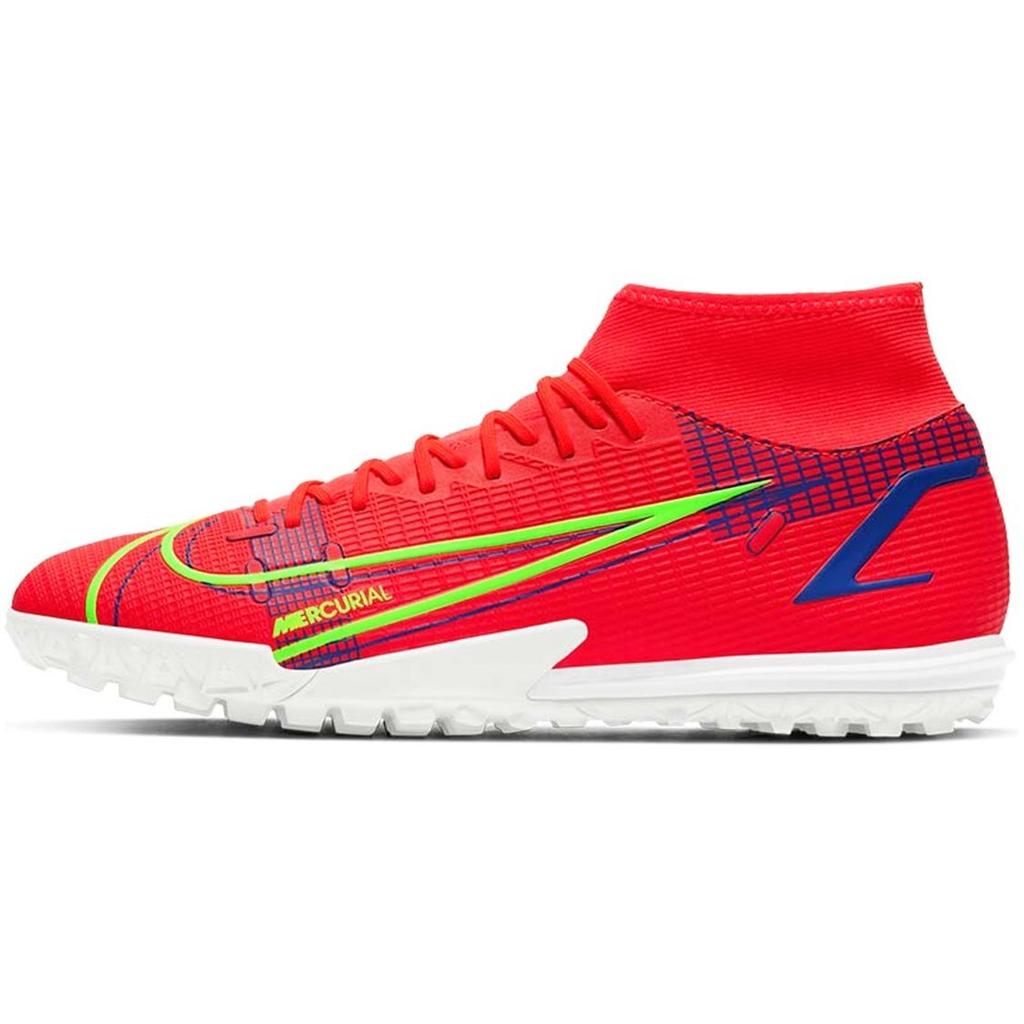 Nike Mercurial Superfly 8 Academy Comfortable Turf Soccer Shoes Men Soccer Shoes Red CV0953-600