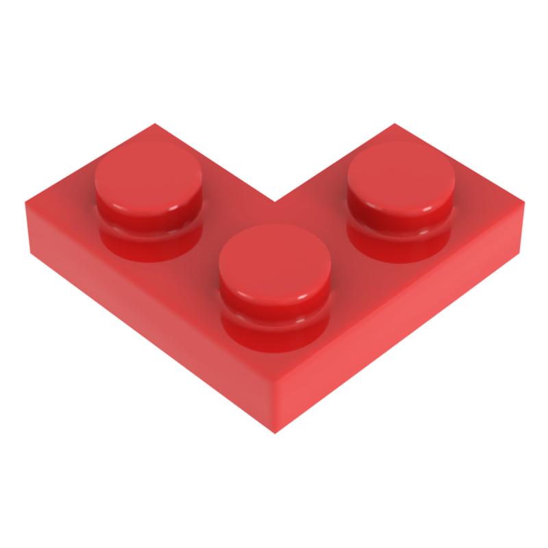 50/100/200Pcs High-Standard Corner Premium-Quality Plate High-Standard 1*2*2 High-Standard Construction-Set Construction-Blocks Superior-Grade 50PCS
