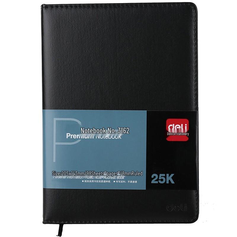 Deli 3162 Faux Leather Notebook