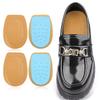 Unisex Latex Leather Heel Pad: Thickened, Shock-Absorbing, Anti-Abrasion for Sports & High Heels, Adjustable Half-Size