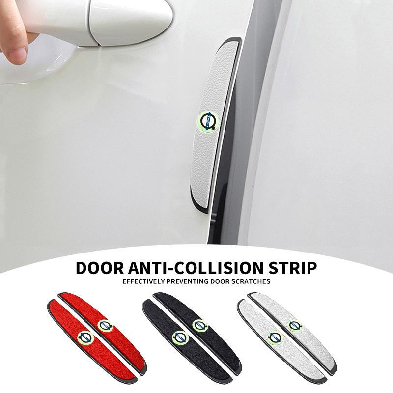 4Pcs Car Door Bumper Rubber Anti-collision Stickers For Volvo XC90 XC60 C30 T6 C70 XC40 XC70 V70 V50 S80 S40 Car Accessories