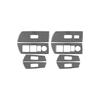For Mazda CX-9 2016- Carbon Fiber 4PCS Car Power Window Lifter Switch Panel Trim Frame Decoration Sticker Interior Parts