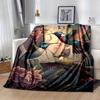 1pc Whirling Hummingbirds Blanket  Seasonal Home Decorative Throw for All Seasons, Living Room, Travel, Camping, Car Blankets