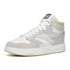 Anta Street Naughty Slip-Resistant Cushioning Wear-Resistant Mid-Top Skateboard Shoes Men's Gray White Yellow Sneakers 112218052-1