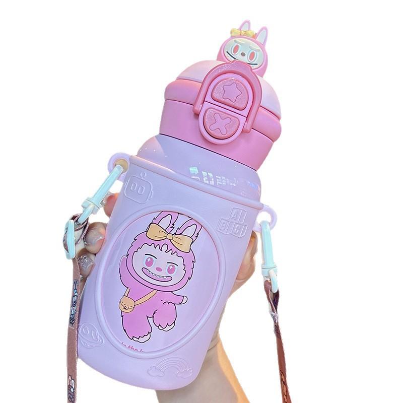 Puppe Kinder Topf 316 Edelstahl Doppelwandige Trink Thermosbecher, Ein Must-Have Wasserbecher für Schüler für die Schule