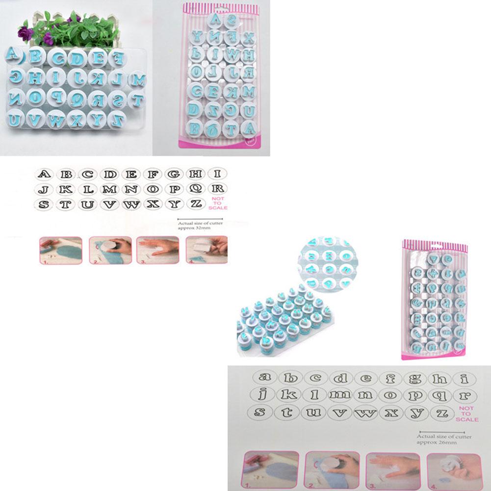 DIY Capital Letters/Numbers Shape Mold for Fondant Cream Mousse Cake Tools