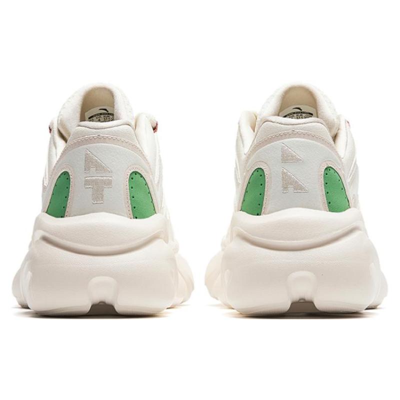 Anta Wear-Resistant Low-Top Casual Shoes Women's White Sneakers 122348886-2