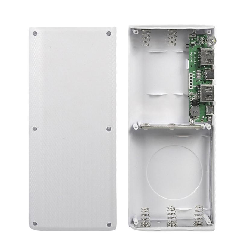 5 Slot 21700 Mobile Battery Removable Battery Compartment Not Welding Required Various Device Charging Solution