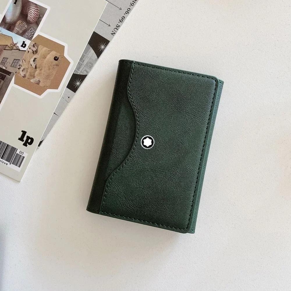 Higth End Businsee Sle Magnetic Folding Wallet Card Holder Leather Case for Magsafe IPhone 17 16 Samsung Huawei Stand Cover Bla