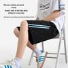 Jeep Men's Quick-Dry Casual Striped Shorts
