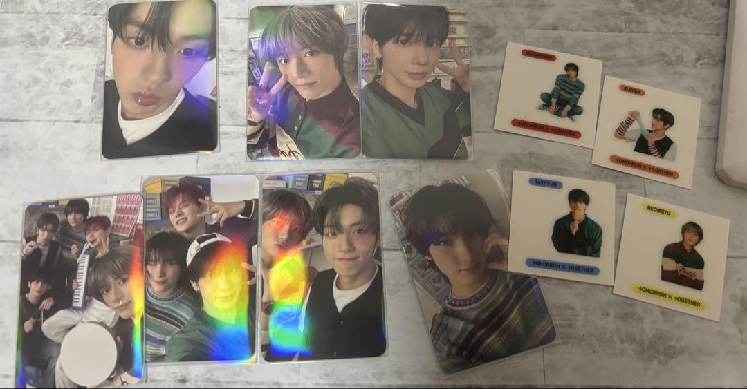 

[USED] TXT trading card stickers