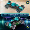 Gesture RC auto ručně ovládané kaskadérské auto pro chlapce ve věku 6–12 let, 4WD 2,4 GHz dálkové ovládání, senzor gest, autíčka Drift Twist s lehkou hudbou