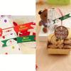 10pcs/set Cute Merry Christmas Santa Claus Snowman Seal Sticker Party Baking Package Paper Tags Labels Xmas Gift
