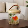 Transparent Oxygen Filled Fish Tank PC Plastic Handheld Fish Tank Ecological Fish Tank  Home Decor