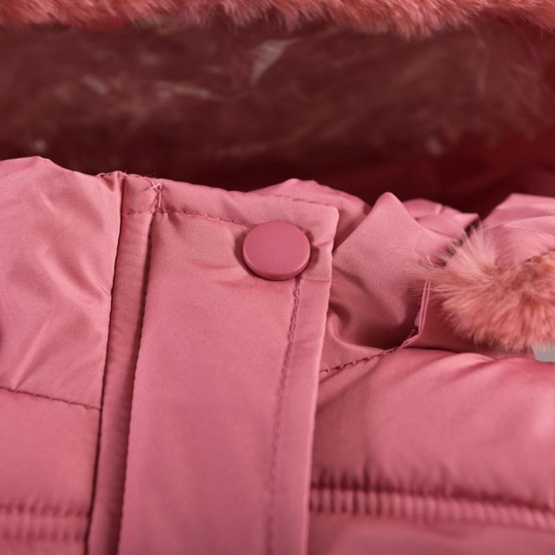 Kinderkleidung Mädchen Winter Lange Mäntel Baumwollpolsterung Jacken Dicke Kapuze Kinder Oberbekleidung für Mädchen Kleidung