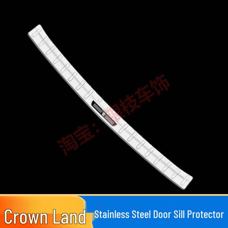 Toyota Crown Lu Fang Door Sill Strips & Trunk Protector Stainless Steel Modification Kit