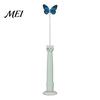 Self Play Cat Accessories Electric Butterfly Wand, Rechargeable Interactive Wand Toy, 360 Spinning Self-Play Silent Electronic Pet Toys with 2 Modes,