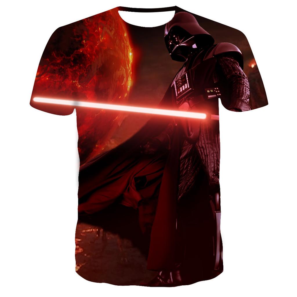 Star Wars Graphic T Shirts Men Darth Vader Stormtrooper Logistics Operations Summer T-shirt Men's and Women's Oversized Tops