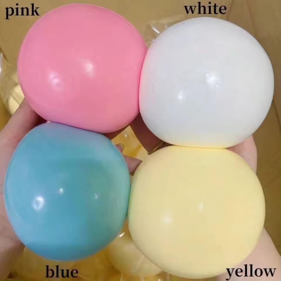 Stressabbau Squishy Ball, Weiches Anti-Angst Sensorisches Fidget Spielzeug, Langlebiger Waschbarer Quetsch-Stressball für Erwachsene
