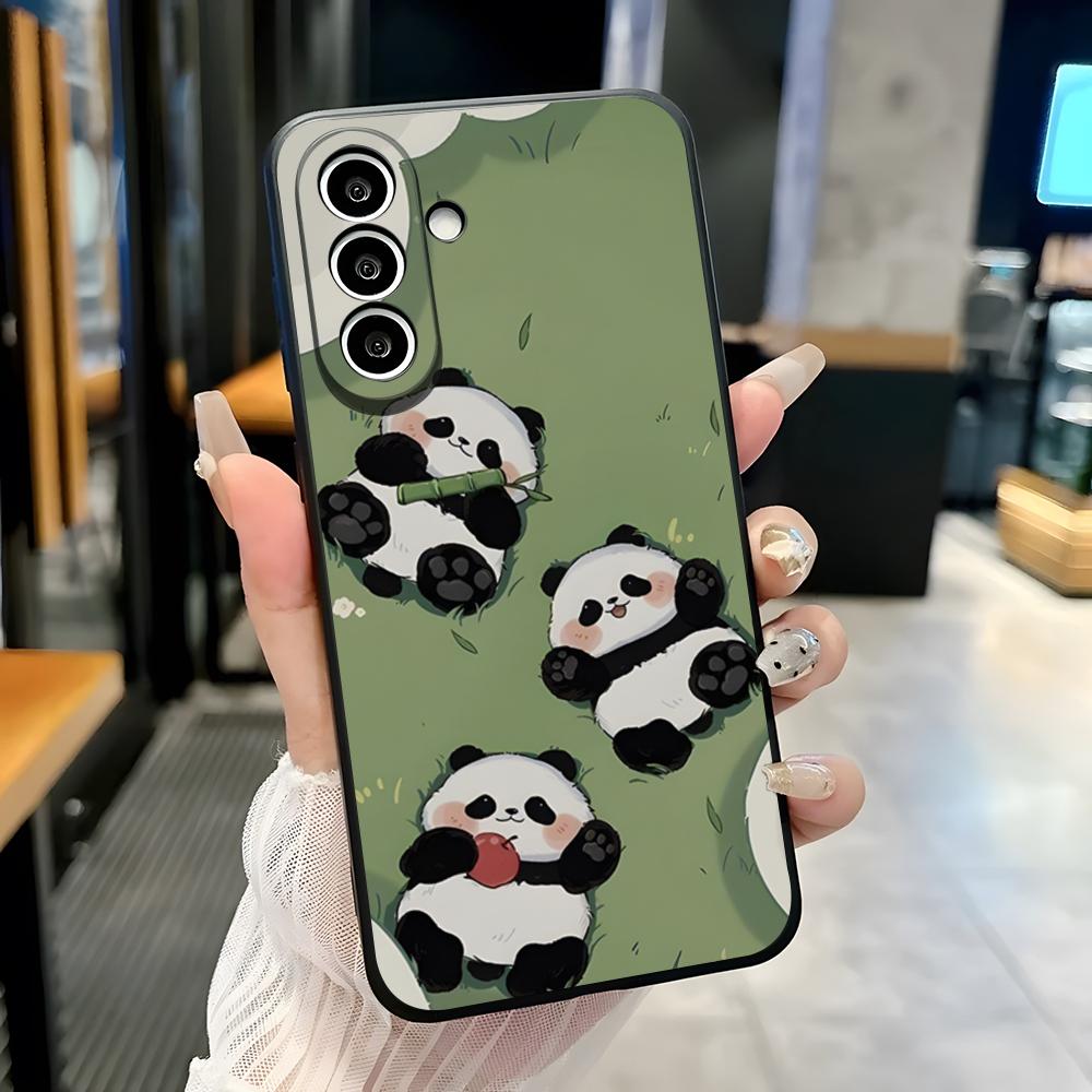 

Cute Panda Phone Case For Samsung S26 S25 Plus S20 S20 Plus S22 Ultra S23 FE S21 Plus S21 Ultra Soft Cover Samsung S21 Ultra