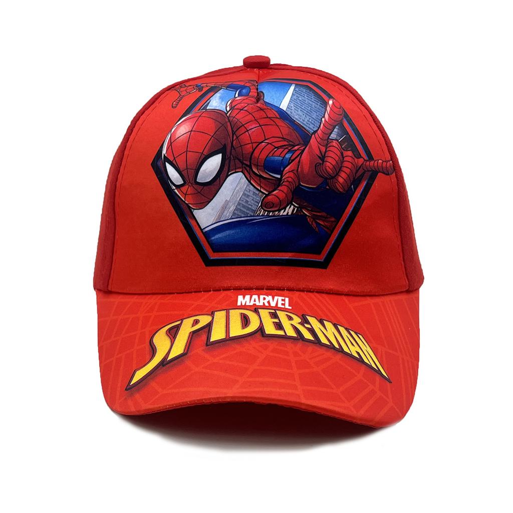 New Spider Cartoon Peripheral Printing Children's Baseball Cap Wide Brim Spring and Summer Cartoon Sun Hat