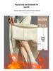 Design-Sense Thick Woolen A-Line Long Umbrella Skirt for Women - High-Waisted, Hip-Covering Autumn/Winter Style