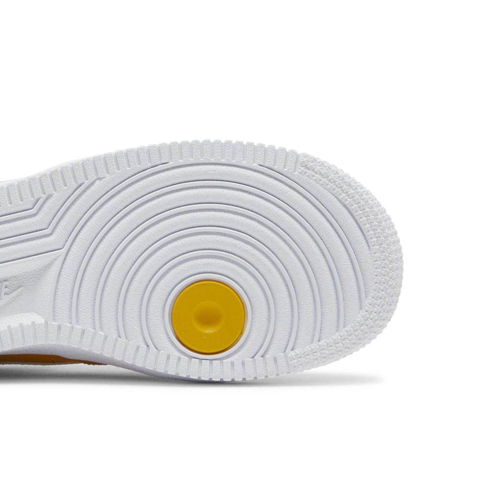 Nike Womens Air Force 1 07 SE '40th Anniversary - Yellow Ochre' (women's sizes) Yellow Ochre / Sail / White Skateboard Shoes DQ7582 700