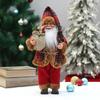 Christmas 12-inch Santa Claus Figurine Standing Santa Claus Doll Gift Christmas Decoration