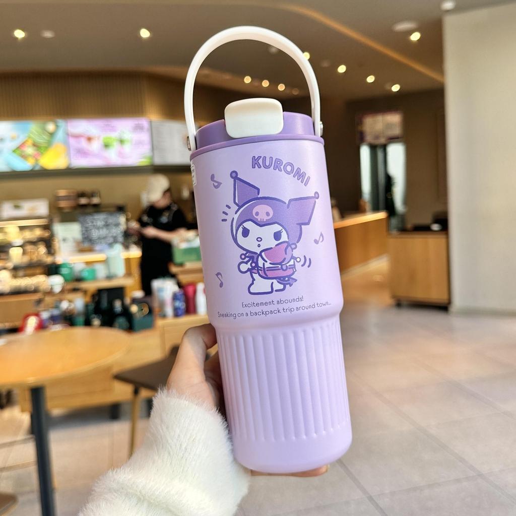Cross-Border Insulated Cup: 316 Stainless Steel, Large Capacity, Portable, Cartoon Design, Car Coffee Tumbler