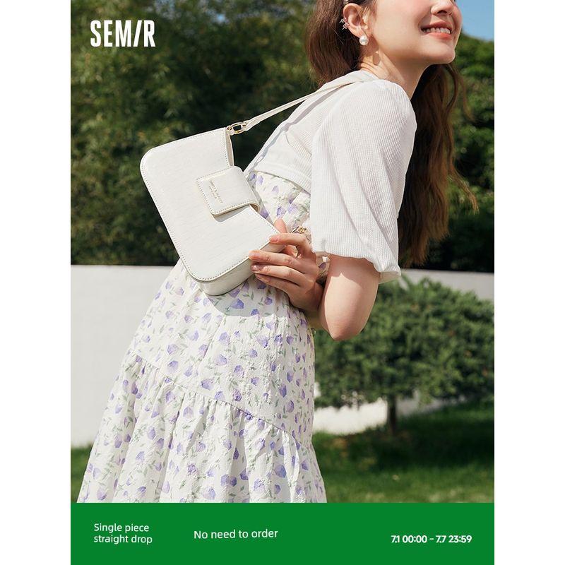

Senma Bag Messenger Bag Female White Easiest for Match Fancy Special-Interest Design Shoulder Bag Underarm Bag Commuter Women s Bag Pearl White 10201-105524153036