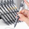 100pcs Multifunction Black/Red/Blue Retractable Pens Examination Signature Ink Ballpoint Pen Writing 0.5mm Gel Pens School Supplies for Writing