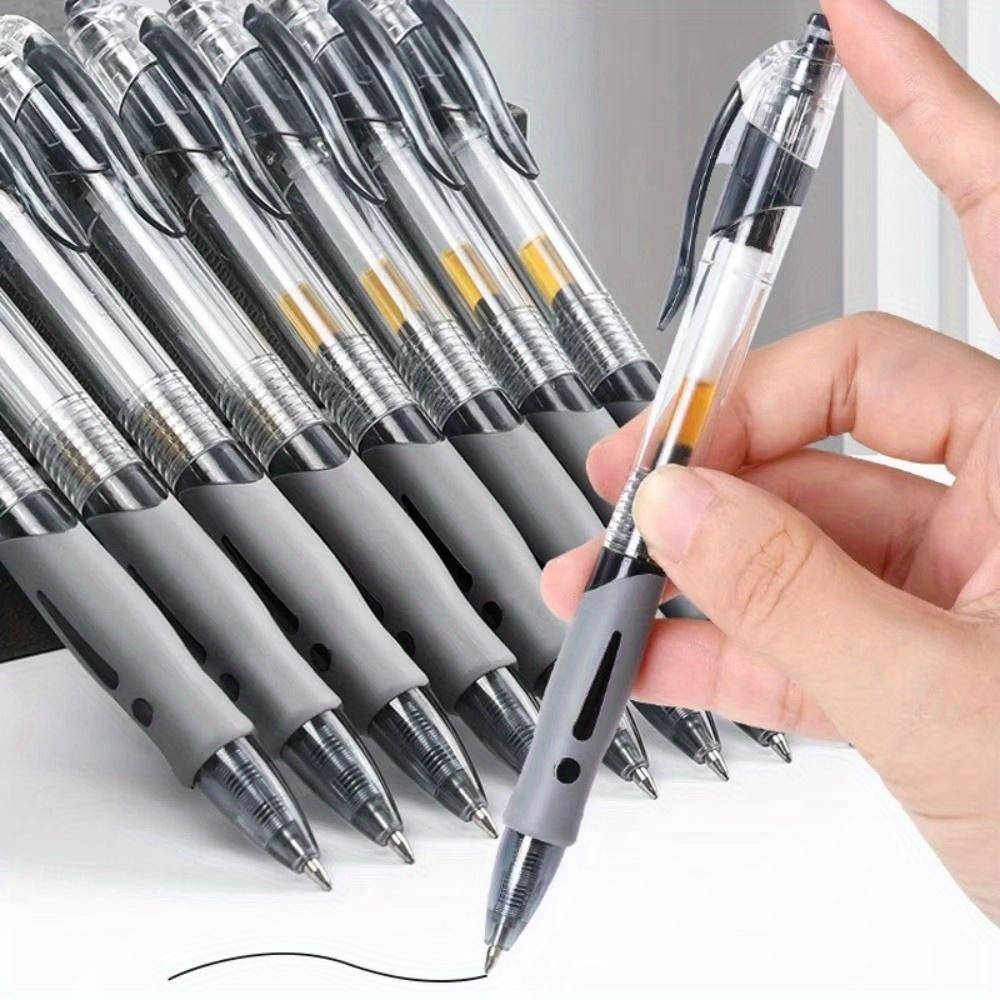 100pcs Multifunction Black/Red/Blue Retractable Pens Examination Signature Ink Ballpoint Pen Writing 0.5mm Gel Pens School Supplies for Writing