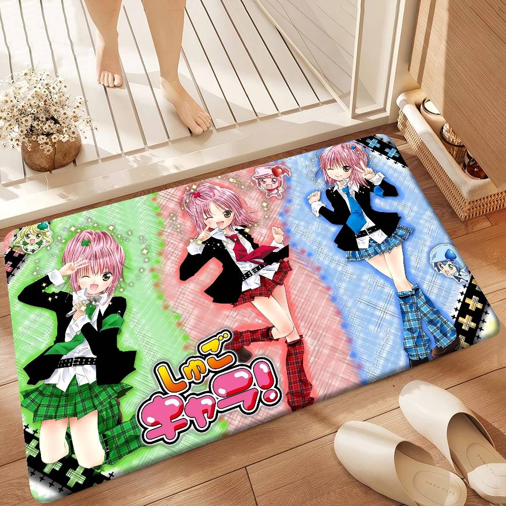 S-Shugo Chara Japonské Anime Podlahový Koberec Severský Styl Domácí Rohožka Koupelnové-Toaletní Podložky Ložnice Hotel Dekorativní Podložka