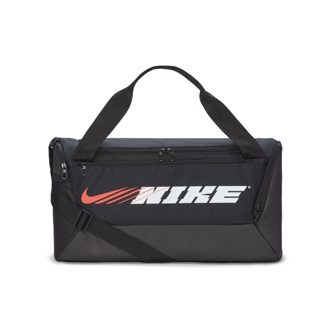 Nike Brasilia Printed Training Polyester Tote Bag Unisex Bags Black CU9476-010 Black