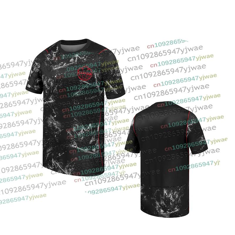 Nuova Maglietta T-shirt da Calcio Uomo Canadese Maglia Speciale per Tifosi T-shirt Asciugatura Rapida Top da Calcio Casual per Adulti e Bambini