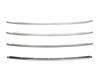 BRIGHTZ Finitura Acciaio Inossidabile Placcato Stampi Paraurti Anteriore per Honda Aqua NHP10 NHP P10 10 21582 Ultra-Specchio (Set da 4 pezzi) (Modello recente) [FBUM-MOL-004]