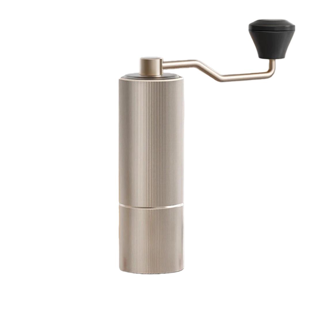 

CLITON Hand-Crank Coffee Grinder, Portable Manual Coffee Grinder, Golden