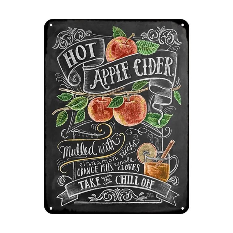 Mai Tai Cocktail Plaque  Vintage Metal Signs for Bar Pub Club  Whiskey Pimms Cup Retro Tin Poster  Wall Decor for Home Kitche