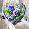 2D Flat Acrylic Colored Heart-shaped Decoration, No Need for Batteries/electricity, Unique Indoor/outdoor Decoration, Multi-purpose