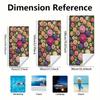 1pc Large Floral Beach Towel - Elegant Peony Flowers Pink, Peach, Purple,, Green - Quick-Dry Bath & Swim Towel for Pool, Travel