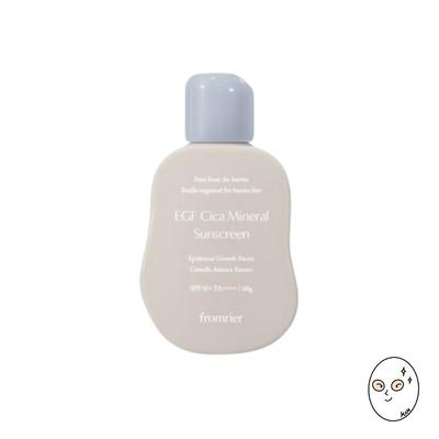 Fromrie Veganský EGF Cica Minerální opalovací krém SPF50+ PA++++ 60g