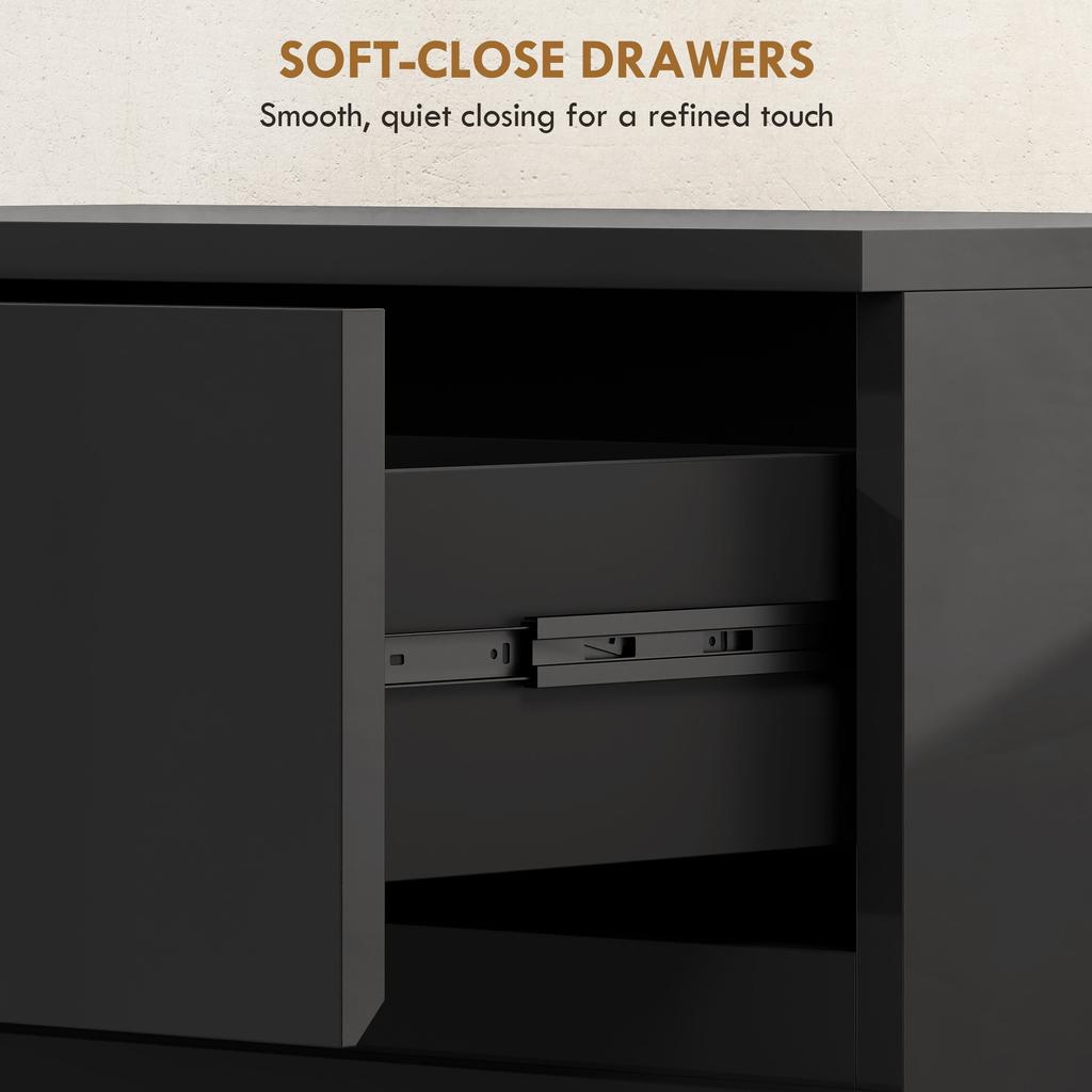 Chest of Drawers, 5-Drawer Storage Cabinets, Modern Dresser, Storage Drawer Unit for Bedroom