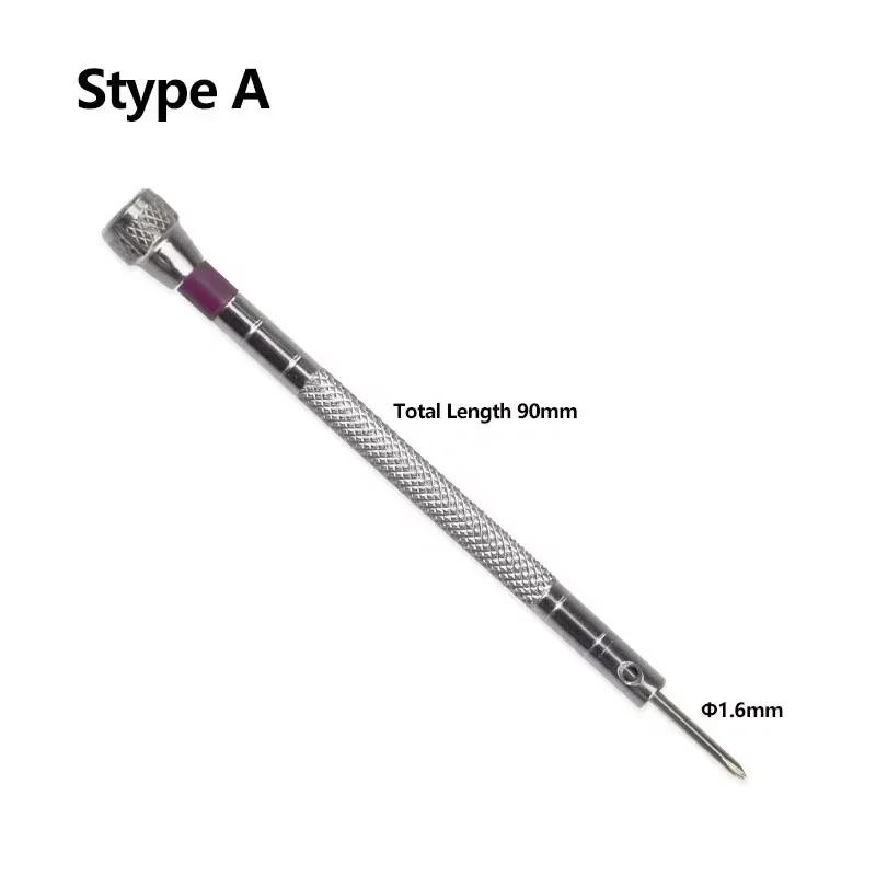 Small 0.8-1.6 Steel Single Screwdriver For Watch Glasses Repairing Portable Hand Tools Band Removal With  Link Pins Watchmaker