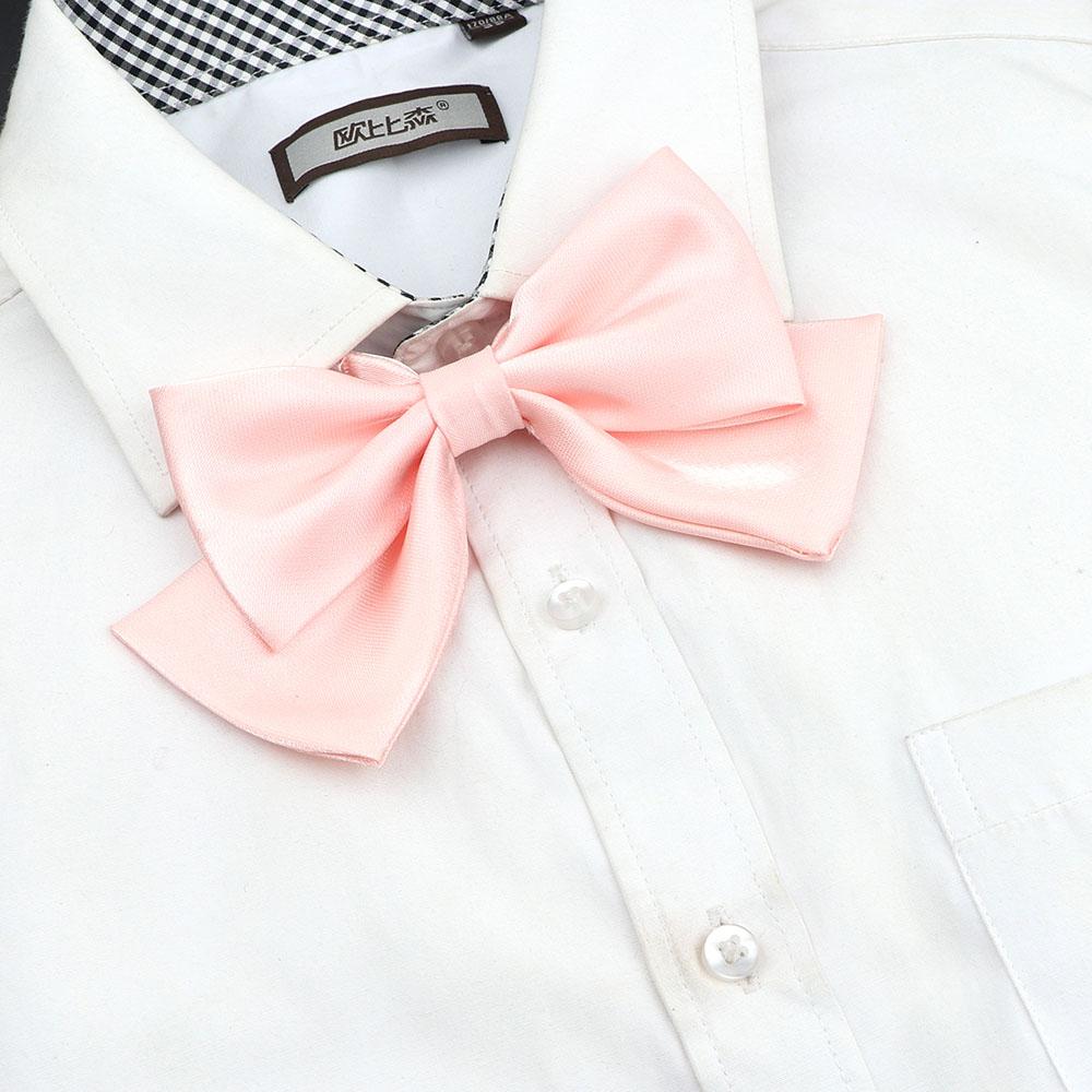 Perfect Match Colorful Women‘S Shirts Bowtie Ladies Girl School Wedding Party Bowknot Pink Bule Black Classic Butterfly Knot Suits Accessories