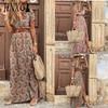 Women's Fashion Summer Spring Short Sleeve V-Neck Casual Dresses