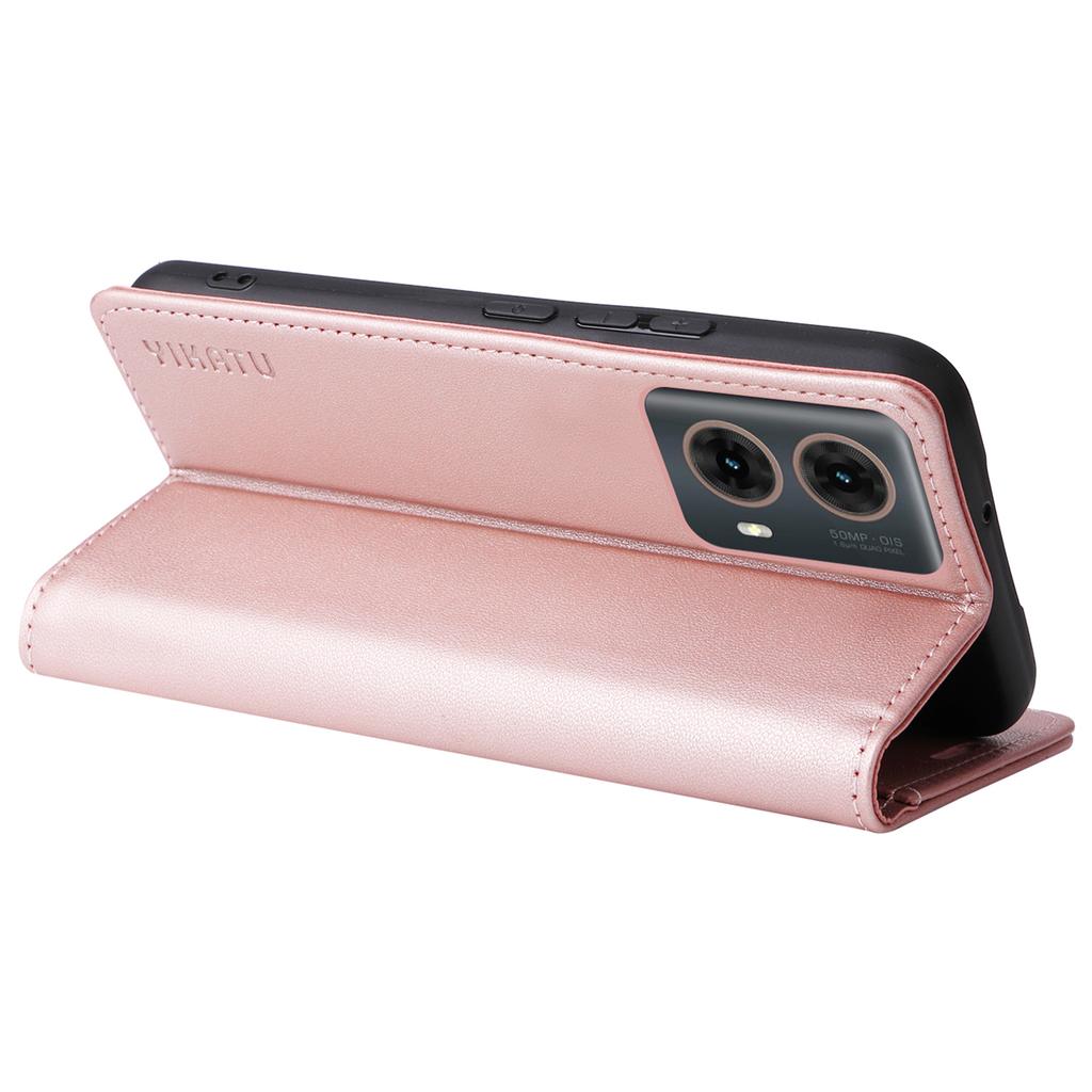 YIKATU YK-001 For Motorola Moto G85 5G/S50 Neo 5G Wallet Case Strong Magnetic Leather Phone Cover