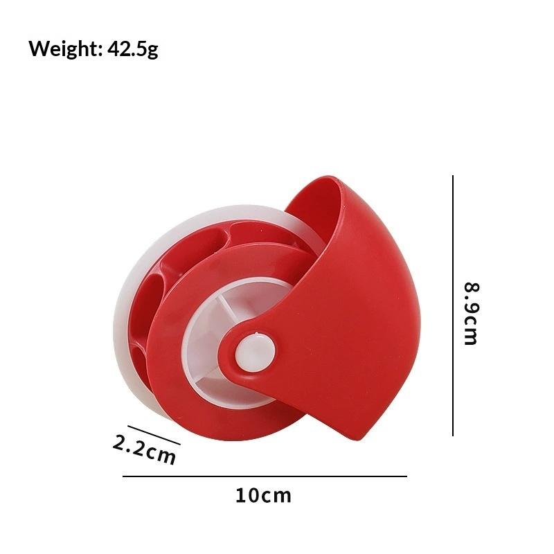 Kitchen Pizza Pastry Lattice Cutter Lightweight Plastic Roller for Pie Crust Tart Pastry Home Baking Accessories